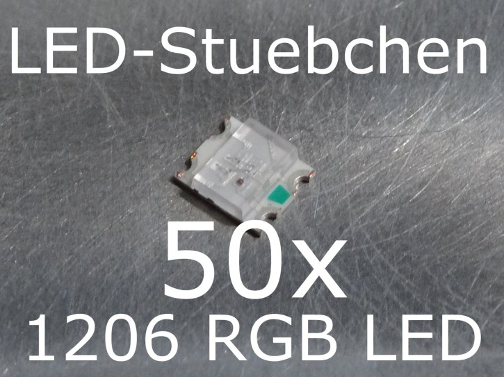 50x 1206/1209 RGB SMD LED 3-Chip