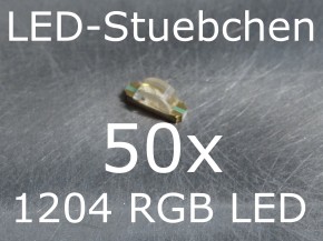 50x 1204 RGB SMD LED 3-Chip