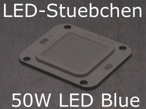 1x 50W High-Power LED Blau