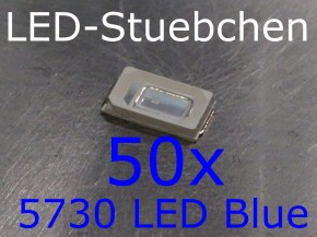 50x 5730 LED Blau