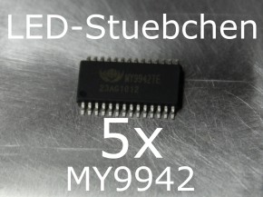 5x MY9942 LED-Treiber IC
