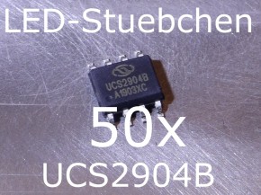 50x UCS2904B LED-Treiber IC, 4-Kanal, 24V